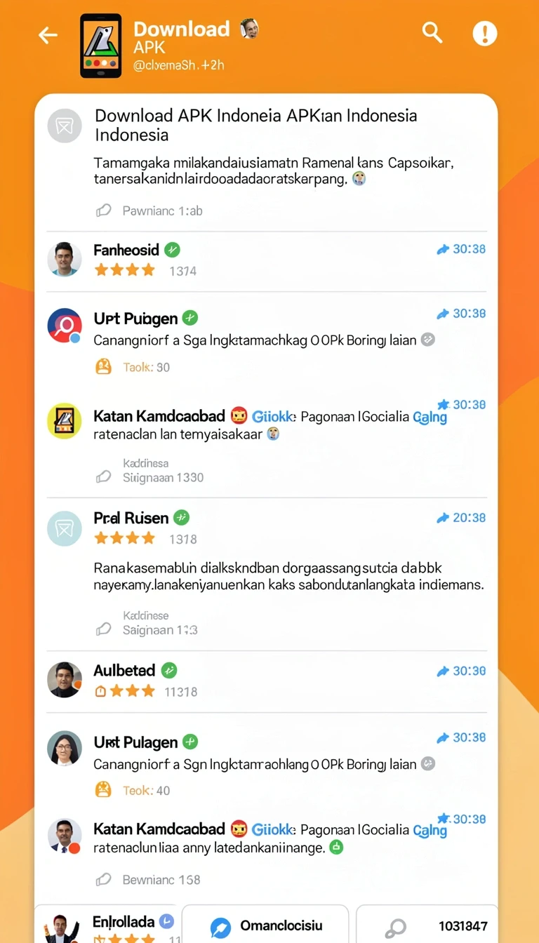 Pratinjau layar Review Aplikasi mawartoto