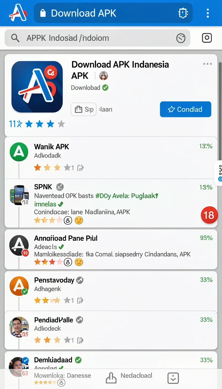 Pratinjau layar Review Aplikasi mawartoto
